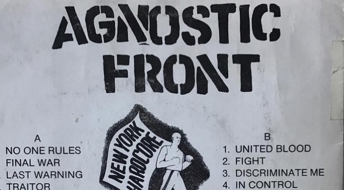 An in-depth analysis of the history of Agnostic Front, interview with Spoiler / Part II.